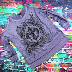 EUC Rock & Republic Cold Shoulder Sweatshirt